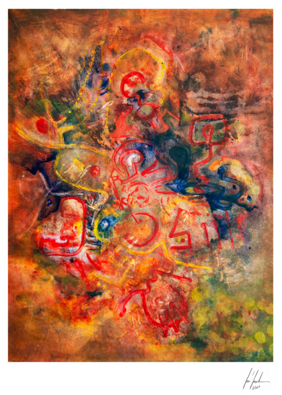 Wilde Freunde<br>Fine Art Print 70 x 50 cm